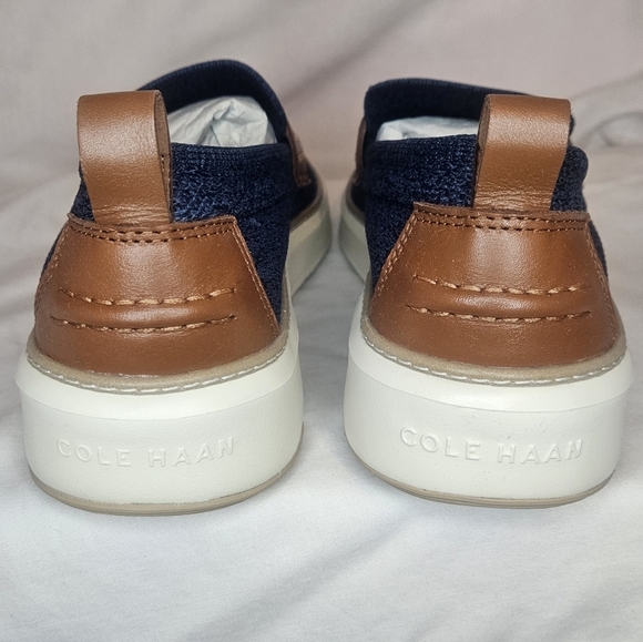 Cole Haan GrandPrø Blue Topspin Stitchlite™ Penny Loafers Sz 11 NWT - Picture 6 of 12